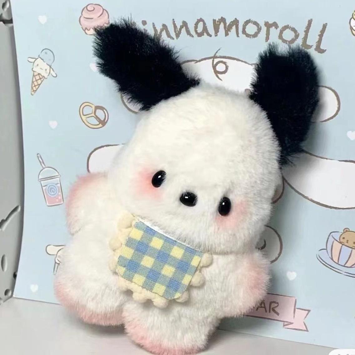 

Плюшевый брелок Пача Собака: Милые румяные очки для девичьего брелока для сумки в подарок High-quality plush, approx. 12cm tall