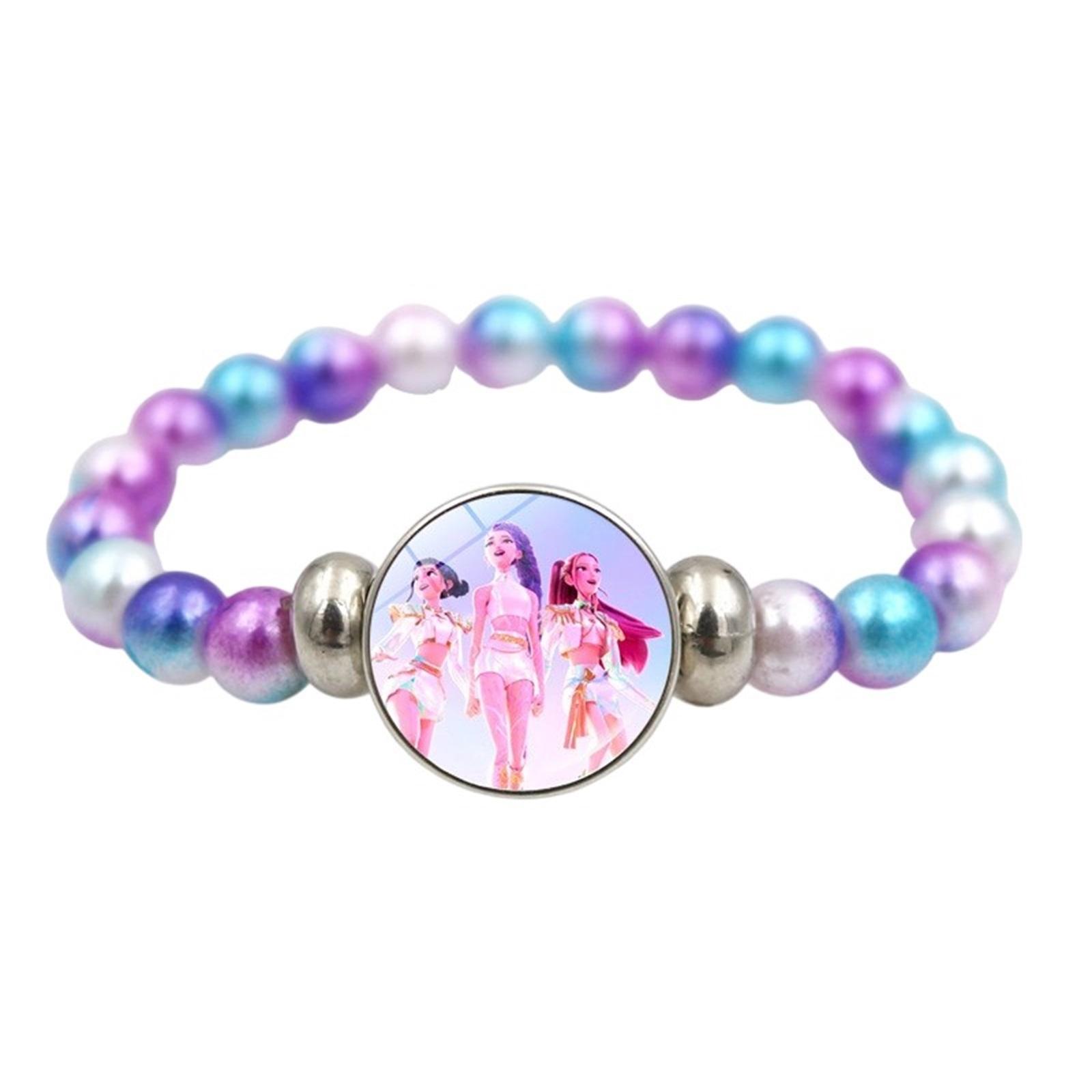 

Браслет Подарок для девочки, Аксессуары Красочный браслет из бусин Ювелирные изделия One Size