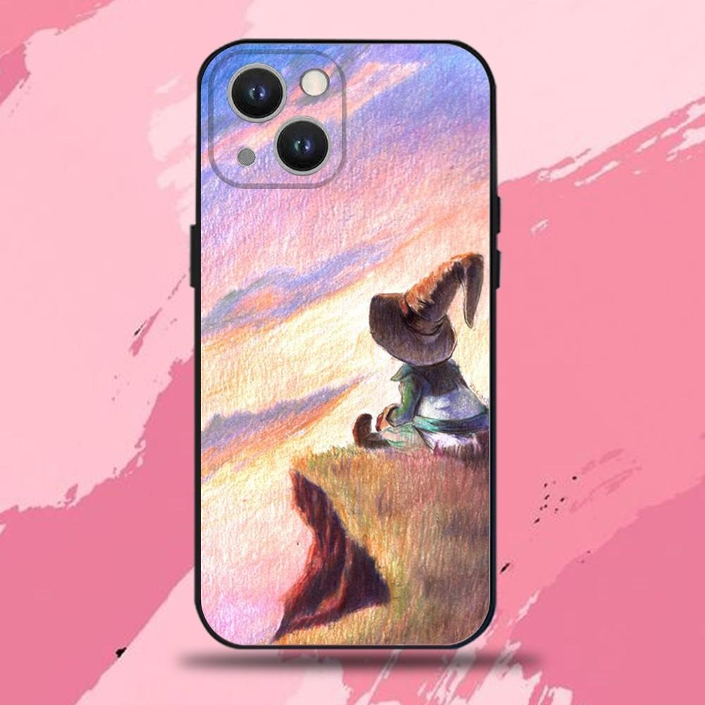 M-Moogle Final F-Fantasy Phone Case For iPhone 16,15,14,13,12,11 Plus,Pro Max,XS,X,XR,SE,Mini,8,7,Soft Silicone Black Cover