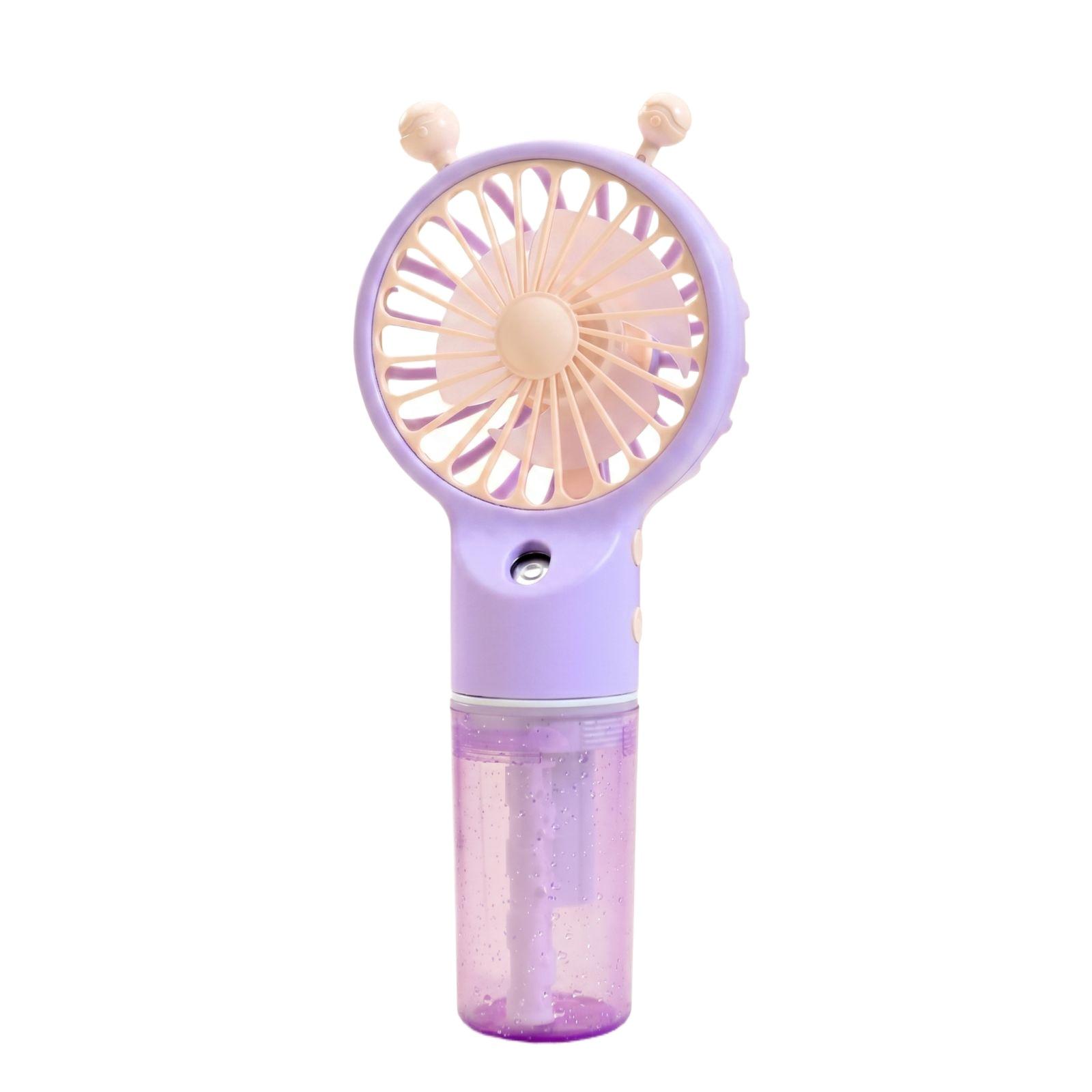 Handheld Fan with Design - Portable Spray Fan, USB Rechargeable ONE SIZE фиолетовый