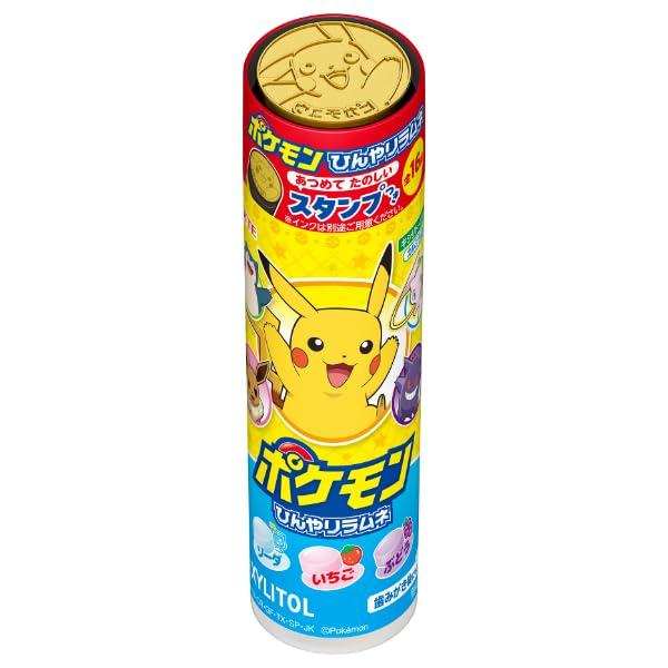 

Lotte Xylitol Cool Ramune 26g x 10 cans Pokémon Candy,