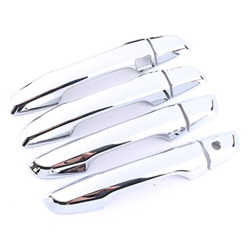 

Обновление для Honda CR-V CRV 2017 2018 хромированные/углеродные чехлы на дверные ручки автомобиля, наклейки на накладку