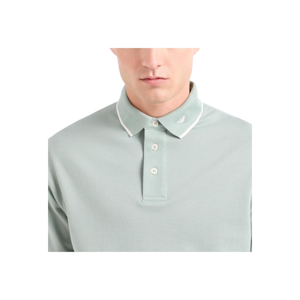 Emporio Armani Logo Polo Shirt Men tops Light-Green 6D1F65-1JTKZ-06B4
