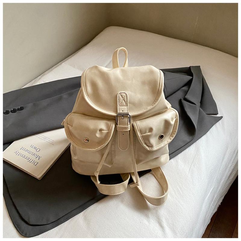 College student backpack new autumn trend fashion niche trend high value simple student bag