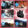 Rosefray Motorcycle Cover, 300D, High-Durability, Double-Coated, with Waterproof Tape, Super Water-Repellent, UV-Resistant, and Rain/Snow-Resistant (3