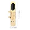 Metal Alto Saxophone Metal Mouthpiece with Cap Pads Musical Instruments Accessory(7C#)