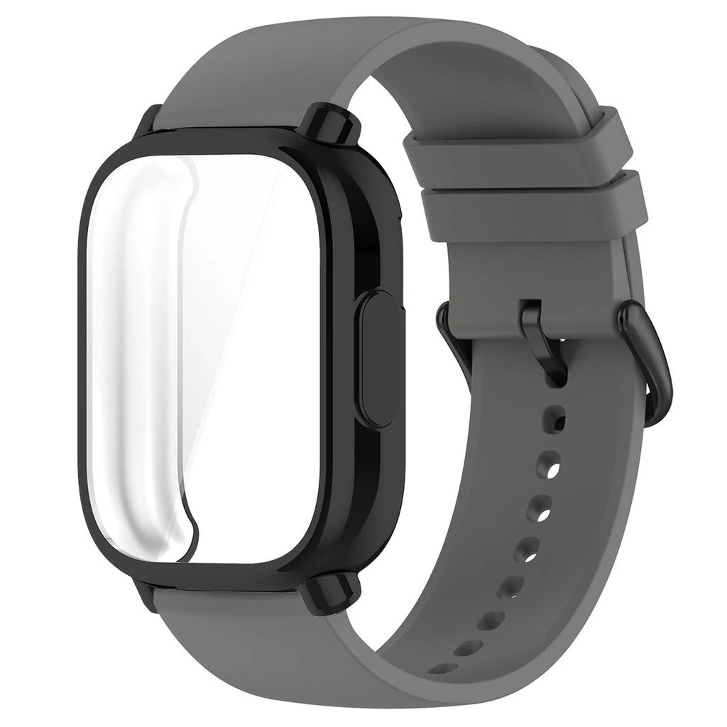 22mm Silicone Strap With Case For Xiaomi Redmi Watch 5 Active Lite Smart Watch Wrist Band And Case For Redmi Watch 5 Lite Active