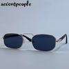 Vintage Small Frame Rectangle Sunglasses Women  Luxury Brand Classic Punk Outdoor Driving Sunglass For Ladies Trendy Shades