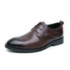 Men's shoes summer pointed small leather shoes large size office casual shoes business dress leather shoes men