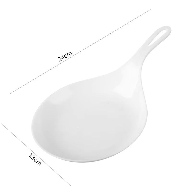 

Корейская ручная тарелка Модная белая с ручкой Тарелка для закусок с жареной курицей Фруктовое десертное блюдо для торта Новая ручная сервировочная тарелка белый