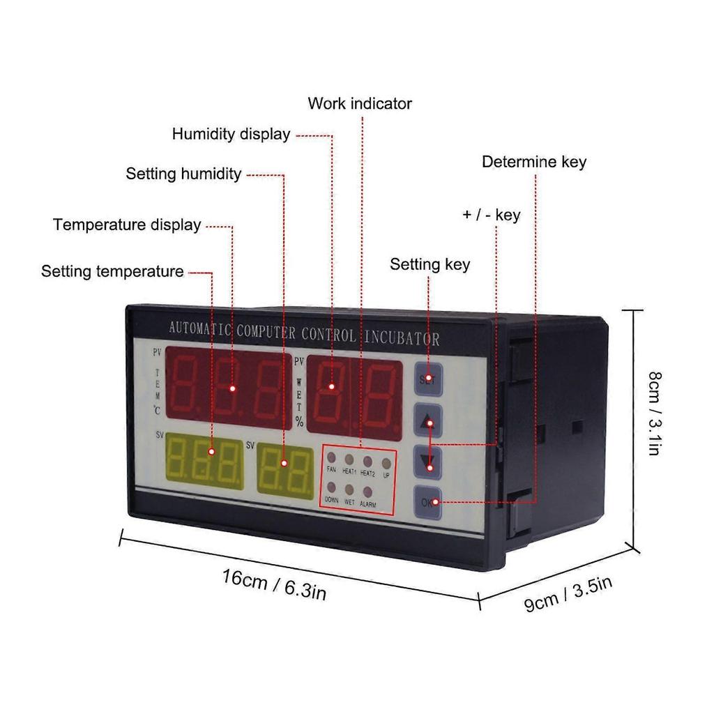 High quality  XM-18 fully automatic incubator controller high precision