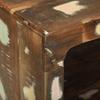 Coffee Table 50 X 50 X 35 Cm Solid Upcycled Wood