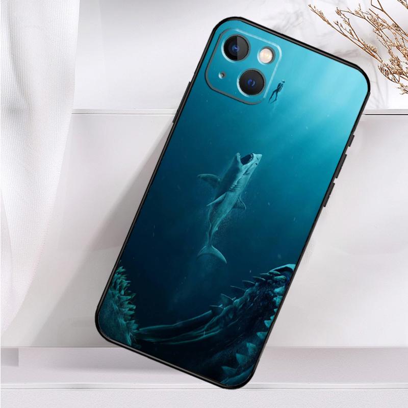 Shark Ocean Fish Shockproof Case For iPhone 18 17 16 15 14 11 Pro Max Plus 12 13 Mini 16e 17 Air Phone Cover