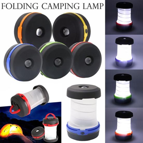 Portable Retractable Outdoor Emergency Camping Hiking LED Lamp Tent Lantern