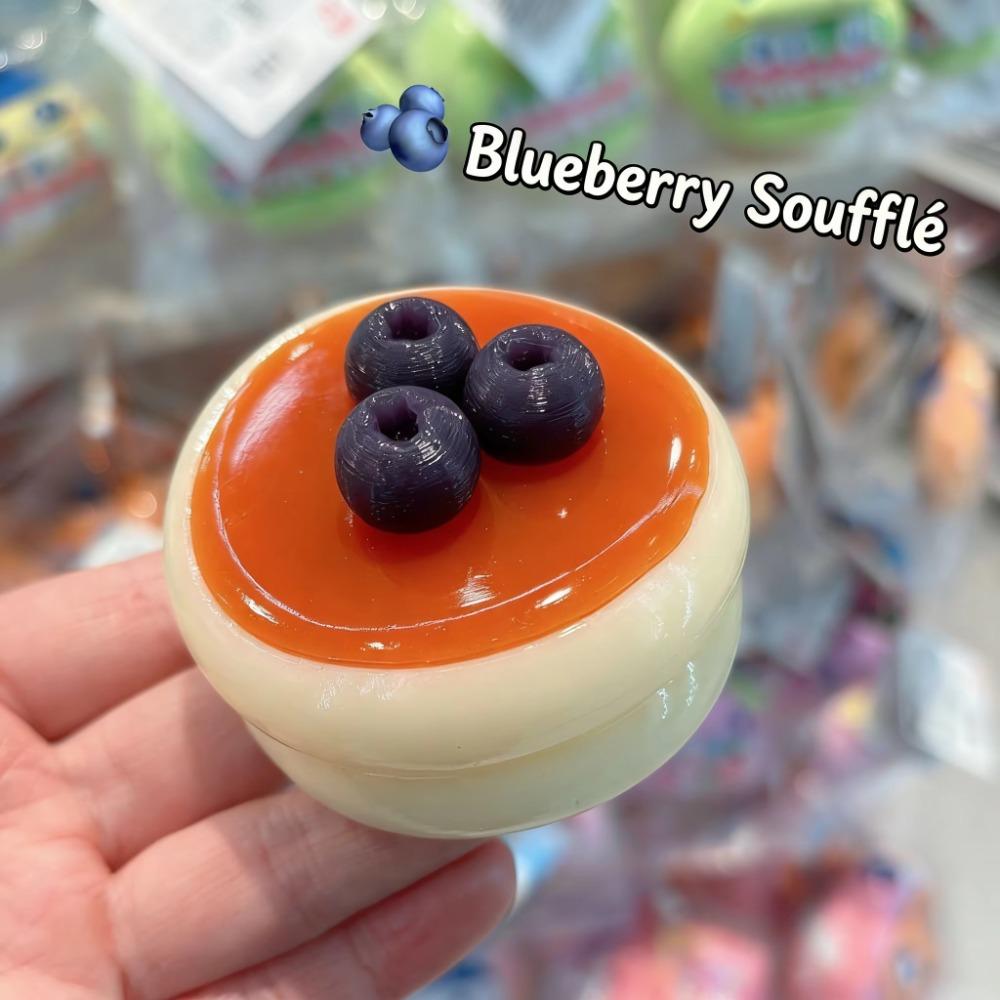 Simulation Squishy Strawberry Blueberry Soufflé Squishy Creative Sensory Fidget Ball Birthday Gift Blueberries