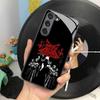 Heavy Metal Dark Funeral Band Phone Case For Samsung Galaxy S26 S25 S24 S23 S22 S20 S21 Ultra Plus Fe Colored Silver Cover