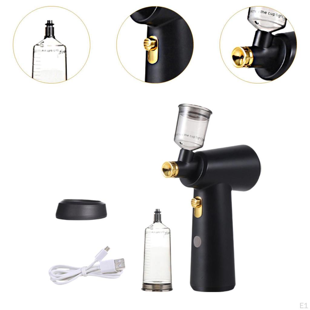 Airbrush Sprayer Hair Styling Tool Crafts Care Device Spray Pen for Makeup Cake Decorating DIY