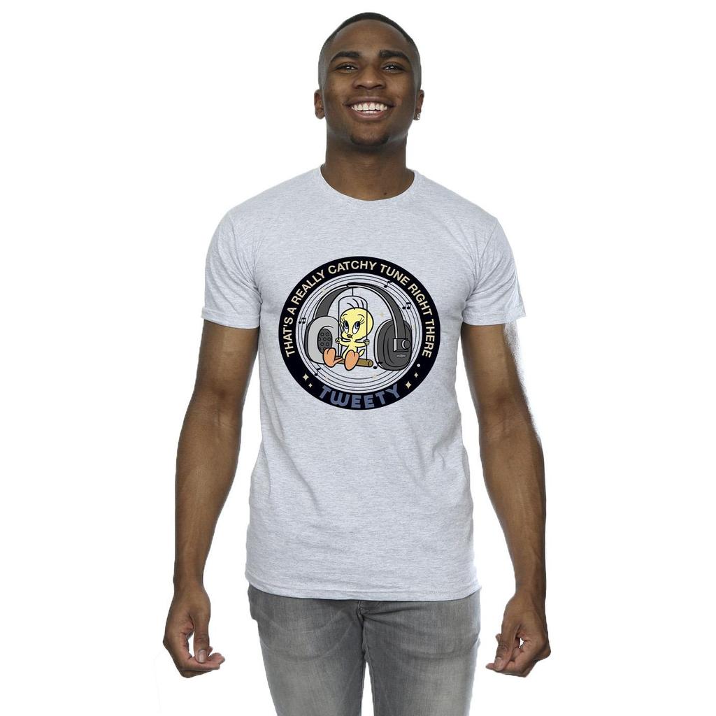 Looney Tunes Mens Tweety Catchy Tune T-Shirt