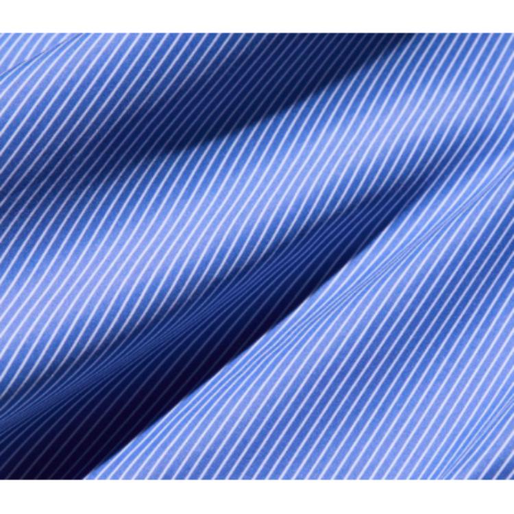 UNIQLO Jil Sander Collaboration Striped Button-Up Long Sleeve Shirt Men shirts Blue 478673-63