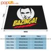 Sheldon Cooper Bazinga Ultra-Soft Blanket Quilt Winter Sofa Cover Bed Covers