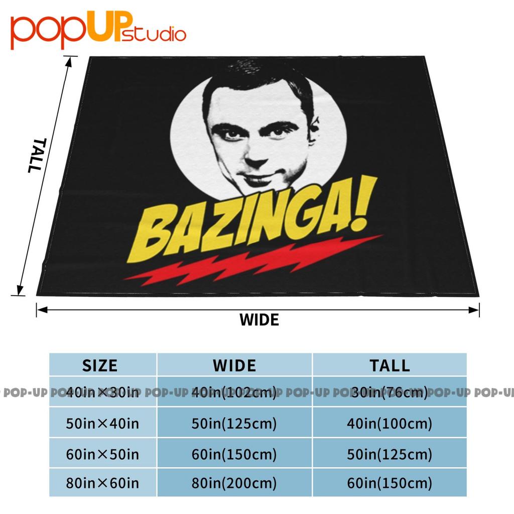 Sheldon Cooper Bazinga Ultra-Soft Blanket Quilt Winter Sofa Cover Bed Covers