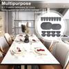 32-Piece Plastic Tableware Set Food-grade Reusable Dinner Plates Bowls Cups Service for 8 Dishwasher Safe Non-breakable Dishware for Picnics Parties