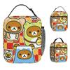 Rilakkuma Korilakkumas Lunch Bag Convenient Lunch Box Outdoor Picnic Graphic Cooler Bag Kawaii Waterproof Thermal Lunch Bags