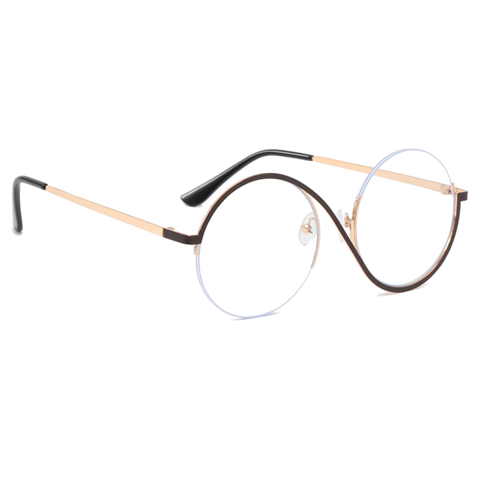 

Эффективные очки с фильтрацией синего света для чтения и письма пользователя цифрового устройства. Очки золотистого цвета для взрослых.