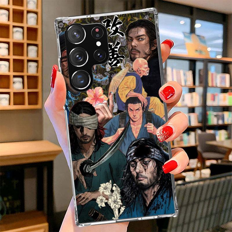 Anime Vagabond Samurai Phone Case For Samsung Galaxy S26 S25 Edge S24 Ultra S23 S22 Plus S21 S20 FE Soft Fundas Shell Galaxy S25