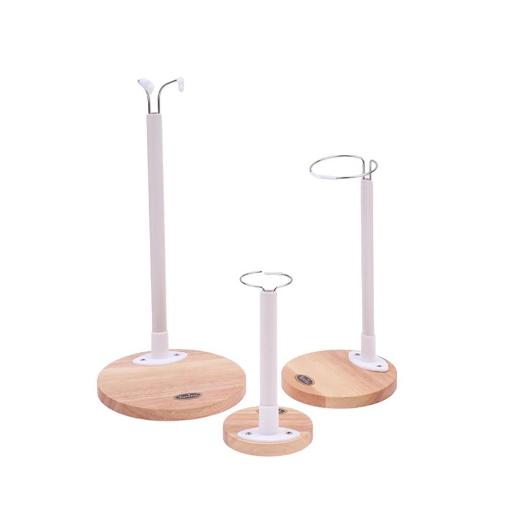 Plastic Support Doll Stands Wooden Base Action Figure Stand BJD 1/6 Doll Display Holder Collection