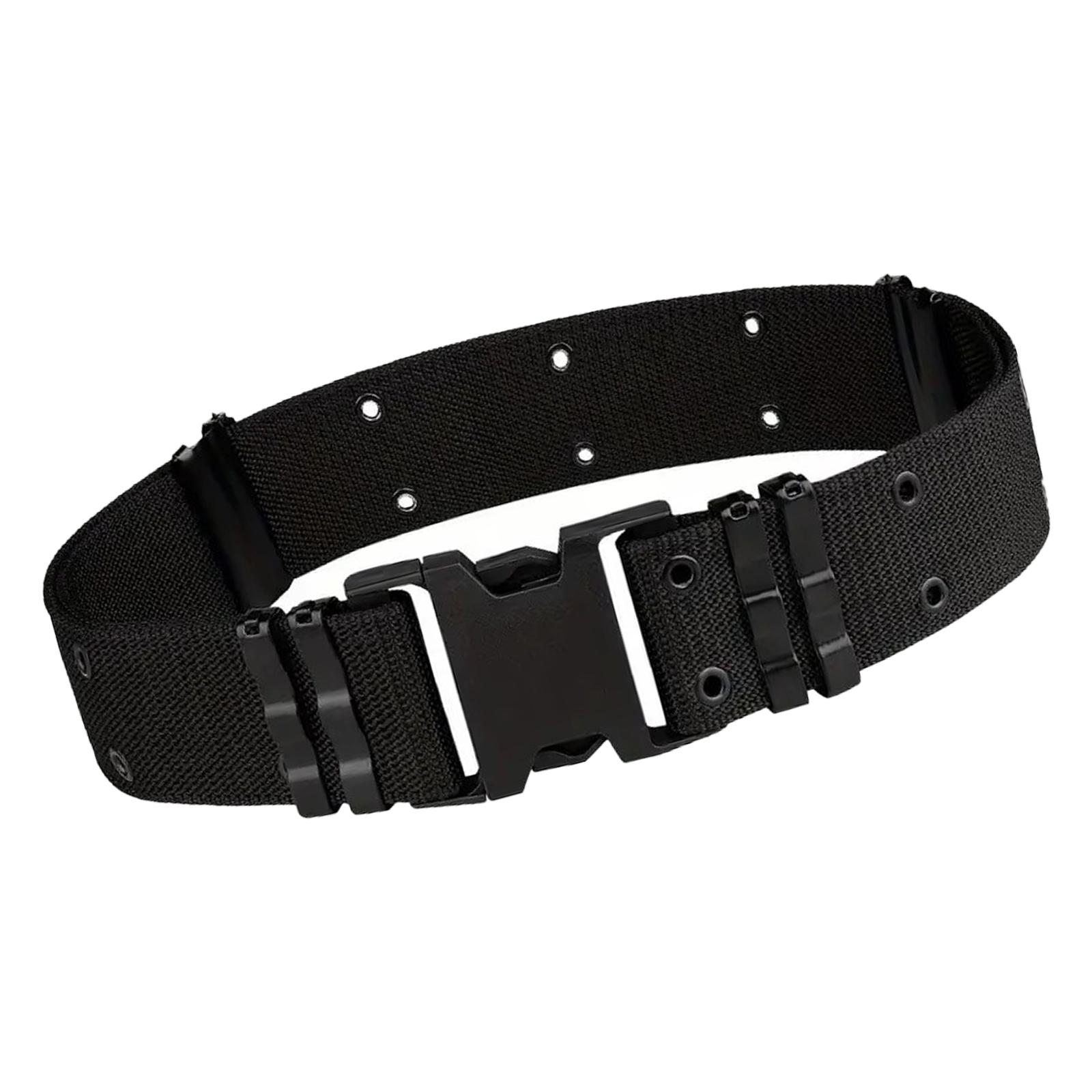 

Outdoor Tactically Belt Adjustable Sternum Strap Waist Belt with Quick Release Buckle Girdle Shoulder Chest Strap S чёрный