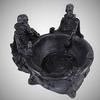 Creation 2 Skeleton Skull Ashtray Black