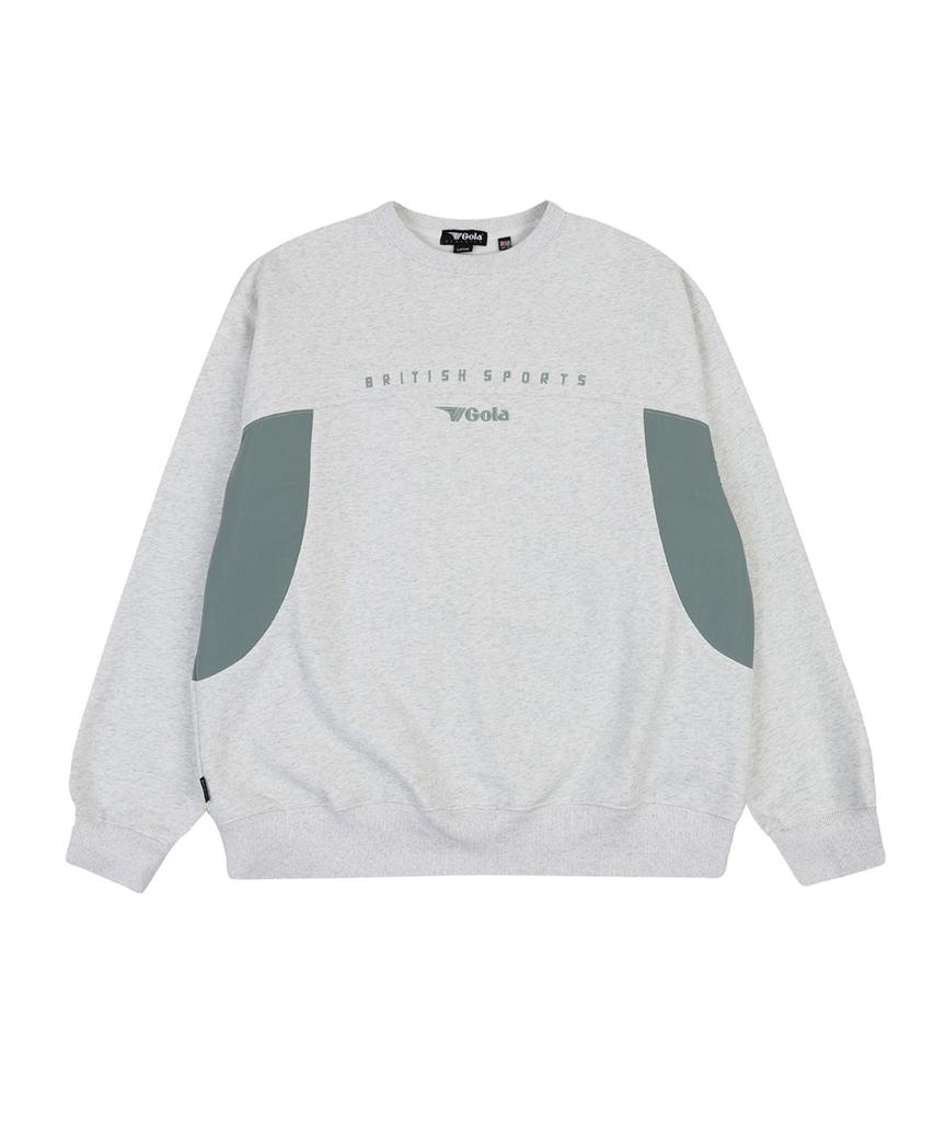 Gola Fabric Mixed Sweat Shirt [Oatmeal]