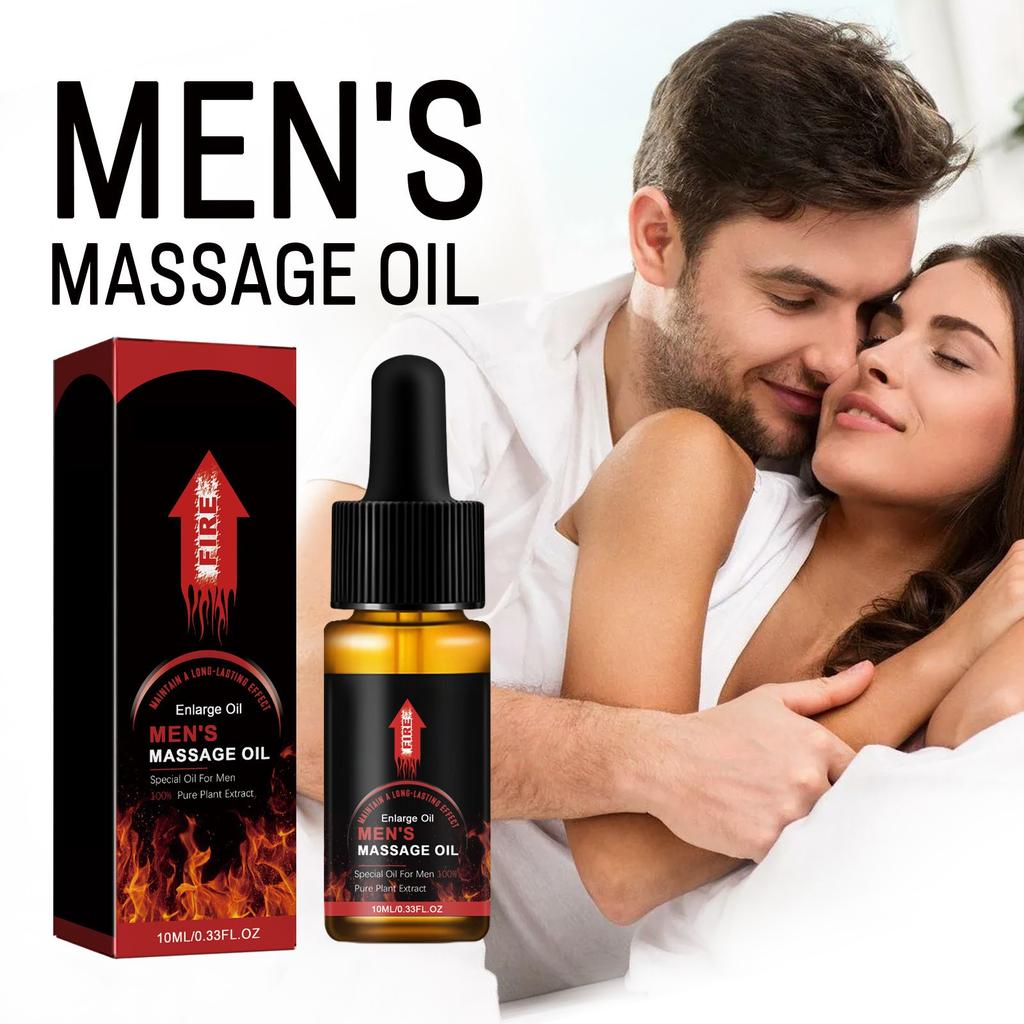 Men's Massage Oil Endurance Enhancement Long-Lasting Men's Care Massage Oil Extended Strength Massage Oil,10ML