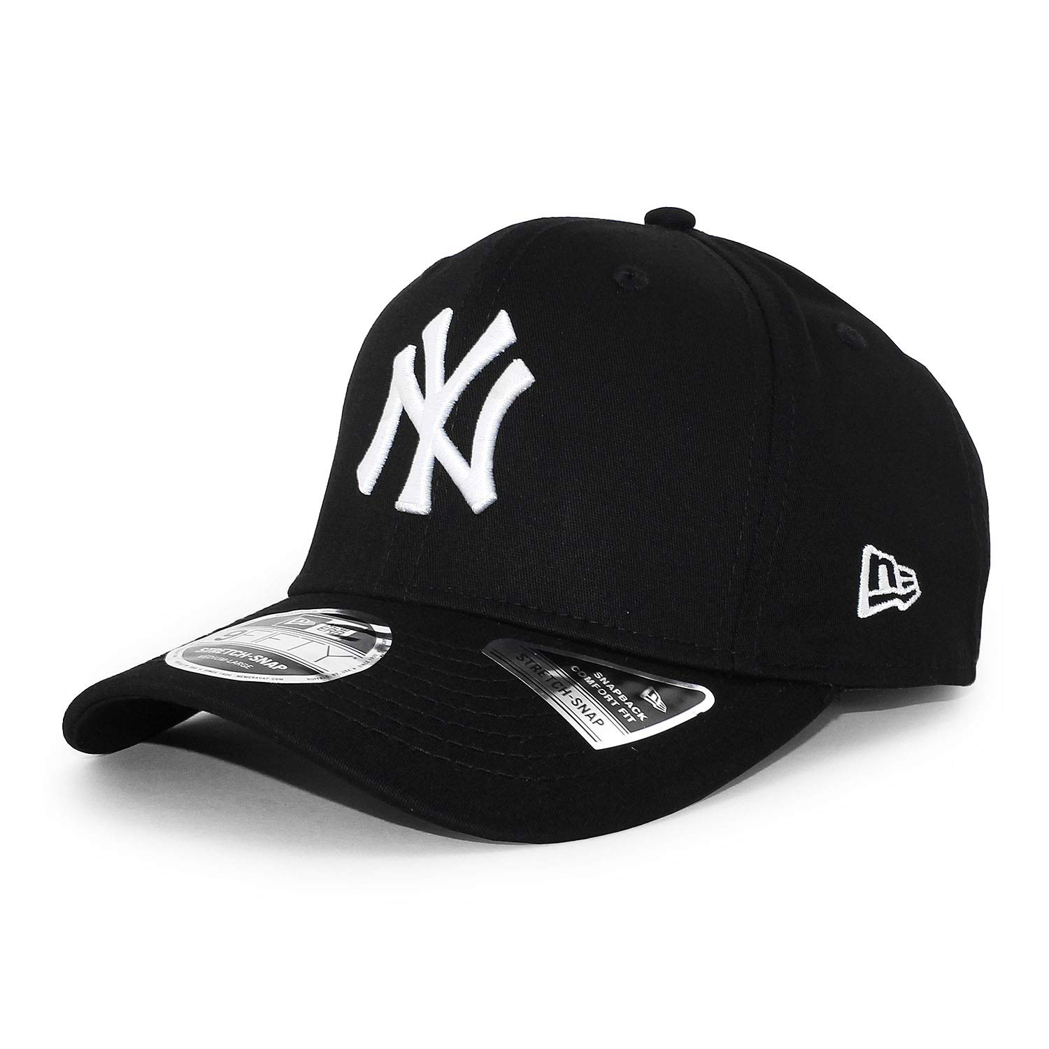 

New Era 9FIFTY Стрейч Снэпбэк Размер Кепка NY Yankees, MLB, NBA, NFL, S/M (приблизительно. 55-59cm), (Черно-белый) [Использовал]