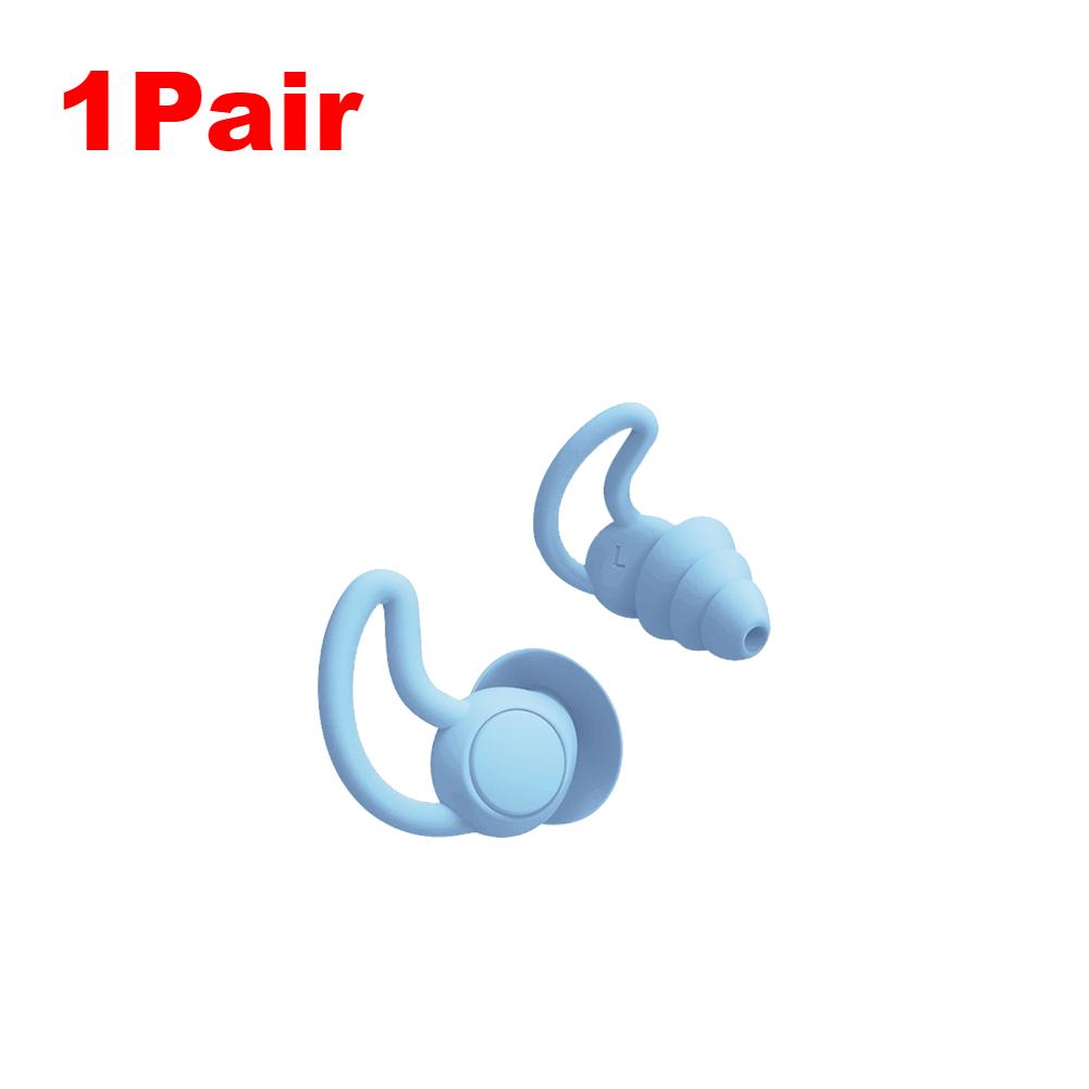 1/2Pair Silicone Swimming Earplugs Waterproof Ear Protection Ear Plugs Sleep Anti-Noise Soundproof Earplugs Swimming Accessories