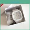 Girl Boy Fashion Square Watch With Quartz Movement For School Teens
