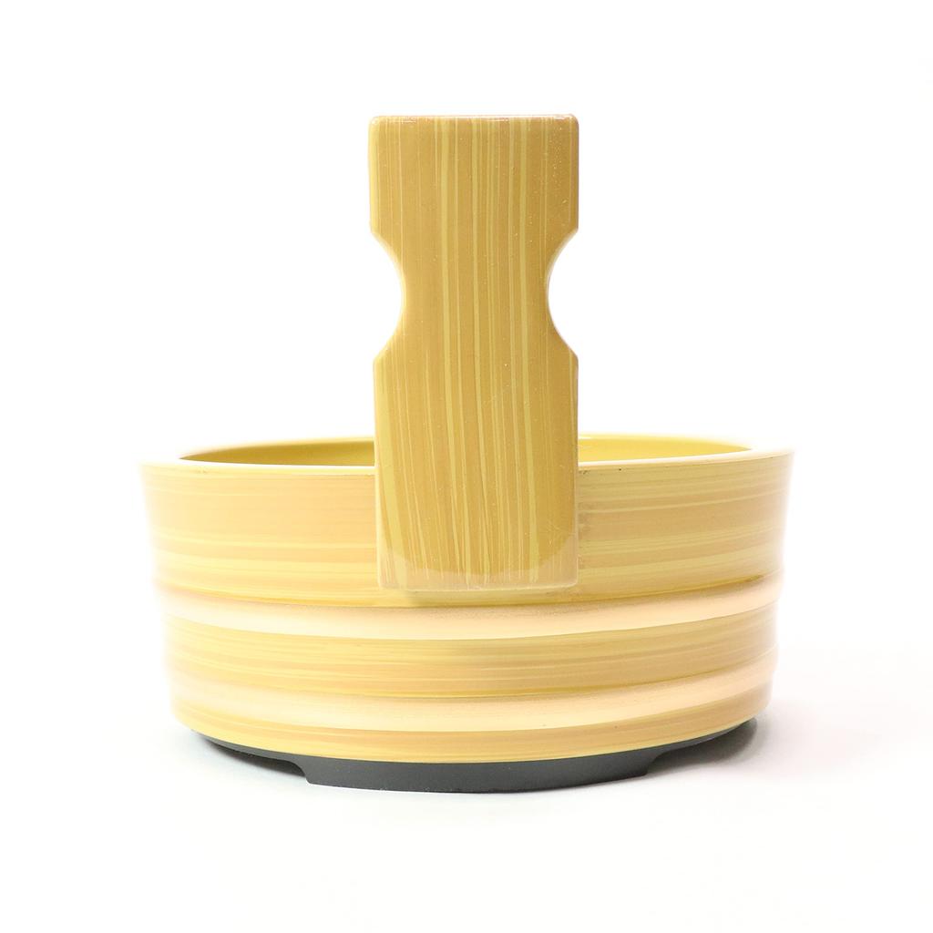 Noodle White Wood with Gold Band x x ABS Resin Suitable for and Commercial Use 5-inch Soba/Udon Bowl, [14.8 13.9 11.8 cm], (7-521-20), Restaurants,