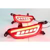Car Flashing 1Set Reflector For Mazda CX-3 CX3 2015 2016 2017 2018   Car LED Rear Fog Lamp Brake Light Turn Signal Light