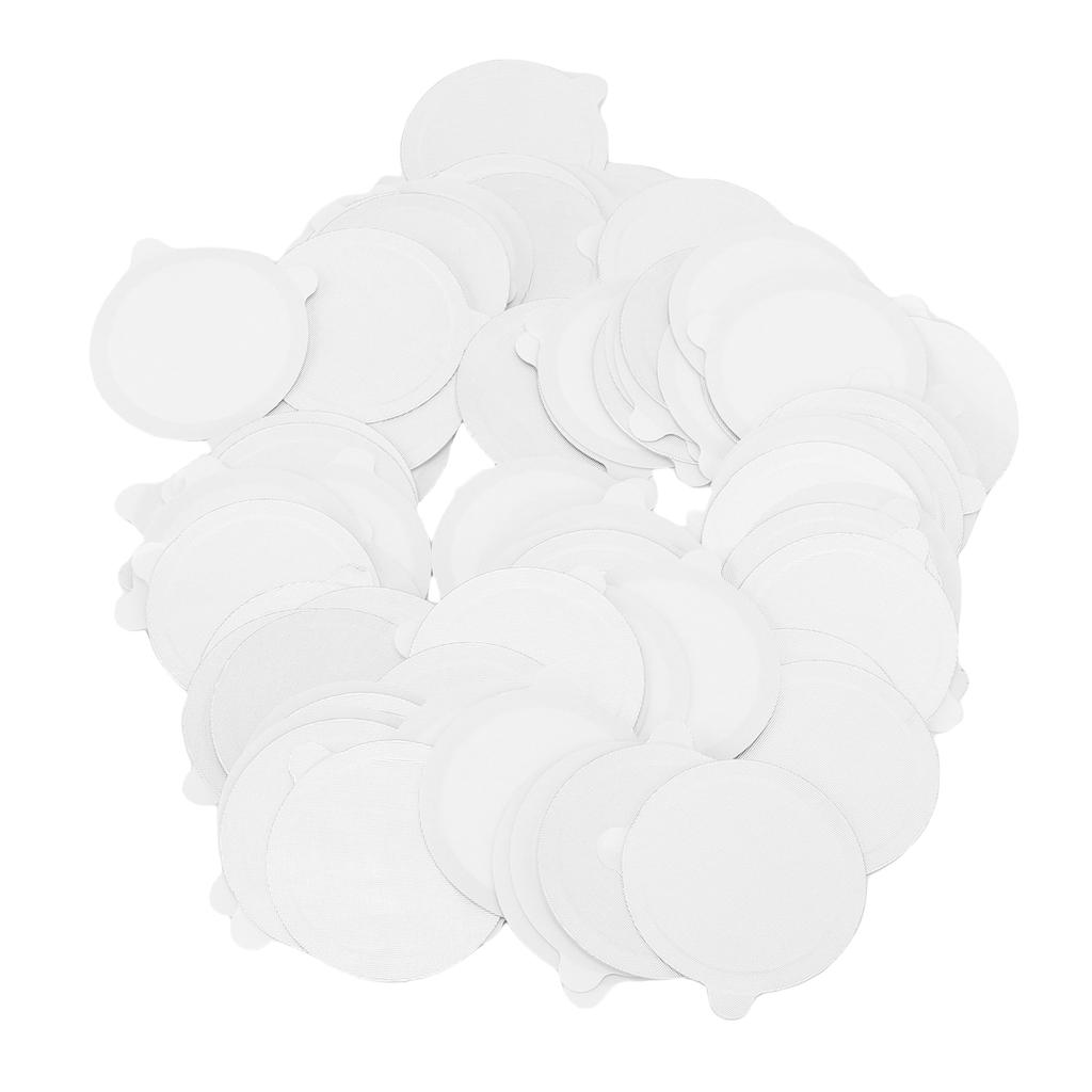 100PCS Aluminum Foil Seal Lids 37mm Heat Proof Coffee Pods Stickers Capsule Cover Seals for Replacement