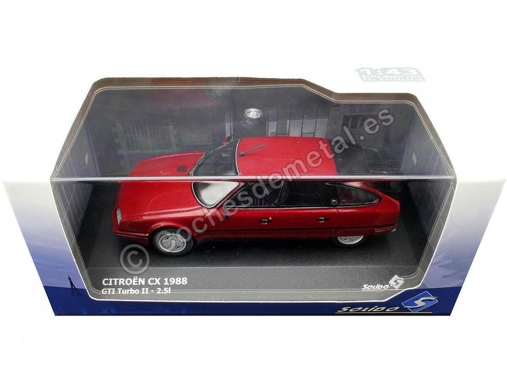Solido model metallic scale car, red, 1/43
