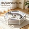 Removable Cat Elevated Bed Folding Pet Cool Nest Furniture Supplies Cat Sleeping Bed Outdoor