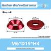 Colored Aluminum Alloy Countersunk Fish Eye Washers - M6/M8/M10