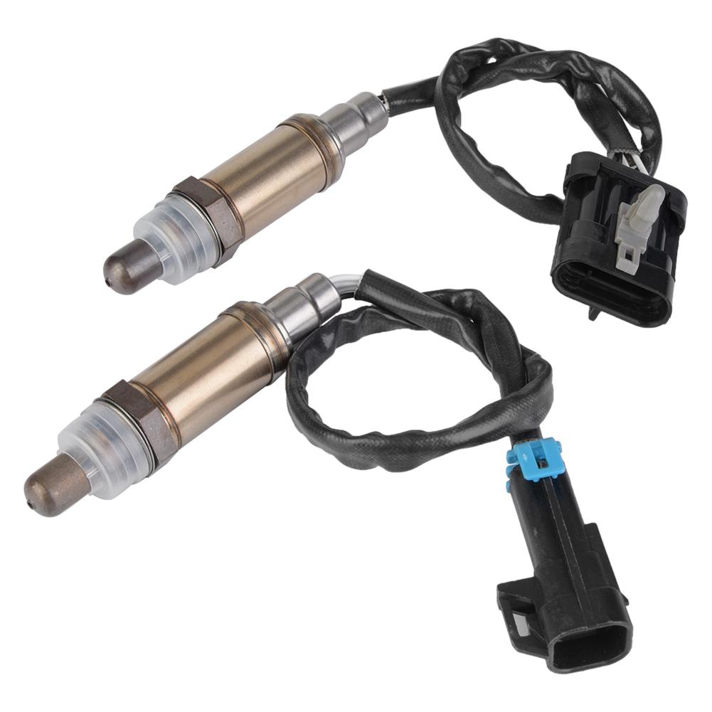 סט חיישני חמצן O2 קדמי ואחורי 4 יחידות SG454 SG272 לקדילאק שברולט GMC