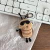 Creatividad Dibujos Animados Cucaracha Muñeca Peluche Llavero Divertida Cucaracha Muñeco Relleno Peluche Juguete Colgante Mochila Decoración Accesorios