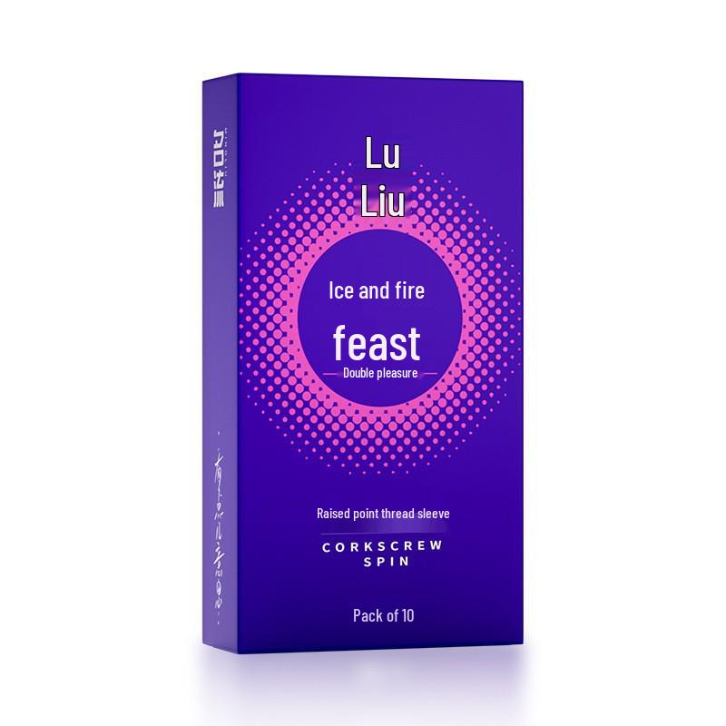 Celebrity Ultra-Dünne Kondome: Eis & Feuer, Super Straff, Lang Anhaltend, mit Hyaluronsäure