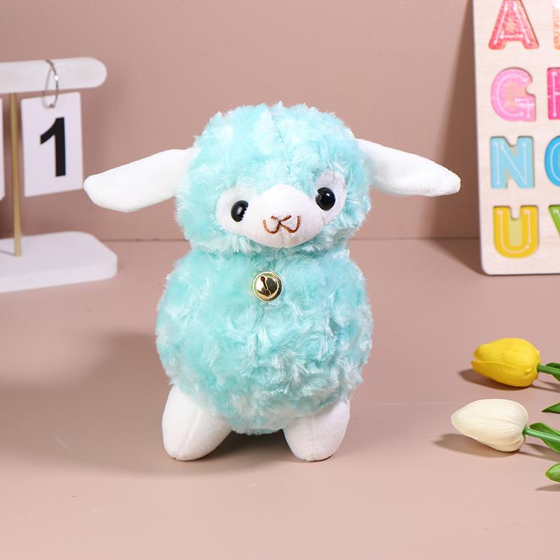 1Pc Standing Animal Sheep Plush Stuffed Toy Animals Dolls Fashion Cartoon Plush Animal Toys Bells Sheep