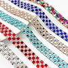 1Yard Rhinestone Ribbons Self Adhesive Diamond Sticker Crystal Tape Bling Crystal Rhinestone Strips for DIY Crafts Decorations