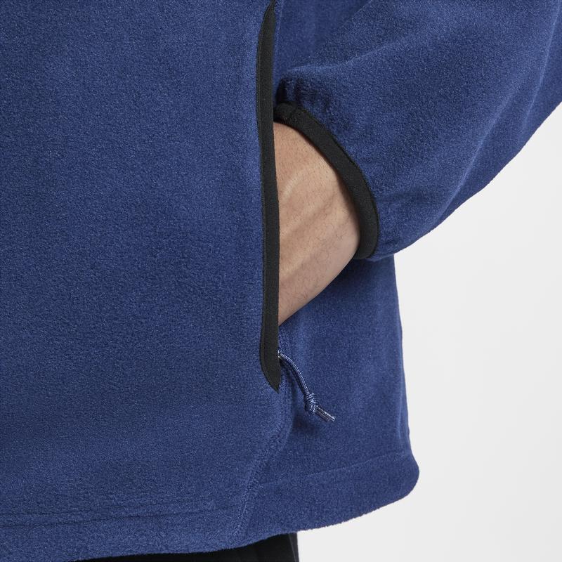 Nike ACG Wolf Tree Jachetă Fashion Minimalistă cu Glugă și Mâneci Lungi Bărbați Jachetă Negru Albastru HJ2459-010