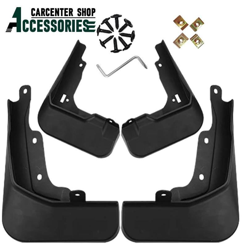 Wheel Fender Mudguards Black for Lexus RX RX350 RX350H RX500H Sport -2025 Splash Guard Mud Flaps